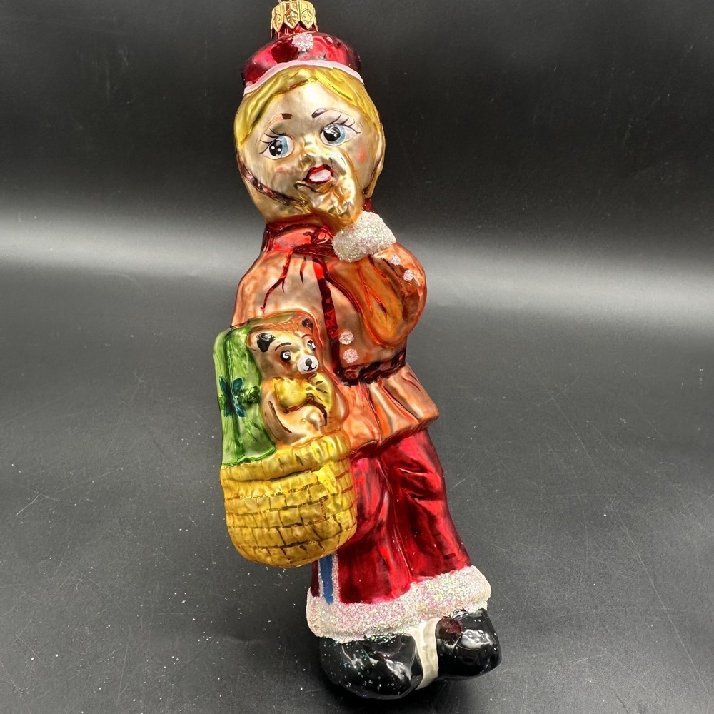 1995 CHRISTOPHER RADKO PERSONAL DELIVERY ORNAMENT 8" 95-116-0